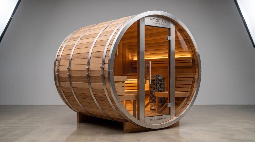 Meridian Boreal Barrel Sauna